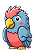 可愛い鳥のアイコン